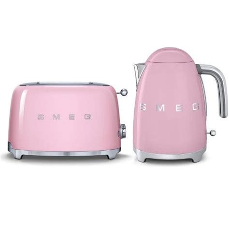 Smeg Kettle & 2 Slice Toaster Set, Pink | Smeg kettle, Kettle and ...