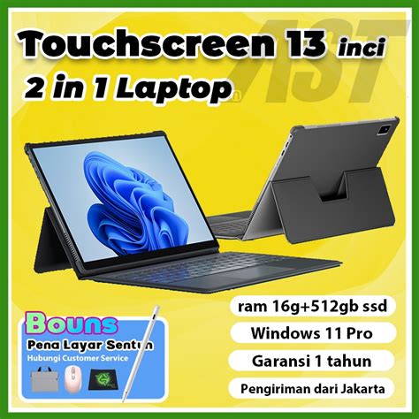 Jual AST Touchscreen 2 in 1 Laptop T103 Intel N5095 13.1" Ram 16+512gb ...