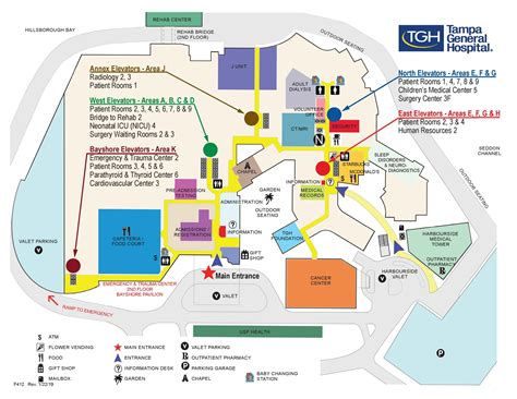 Campus Map | Tampa General Hospital | Campus map, General hospital, Campus