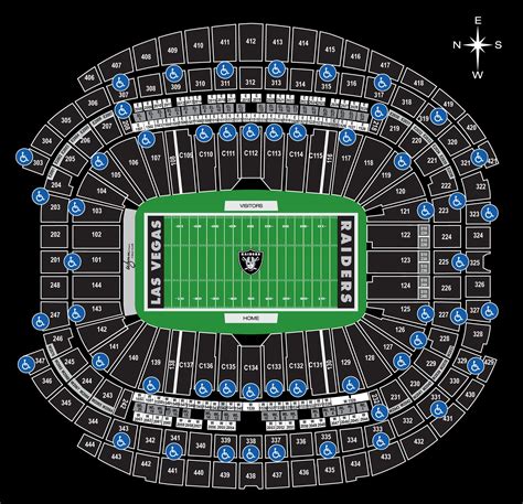 Seating Charts | Allegiant Stadium