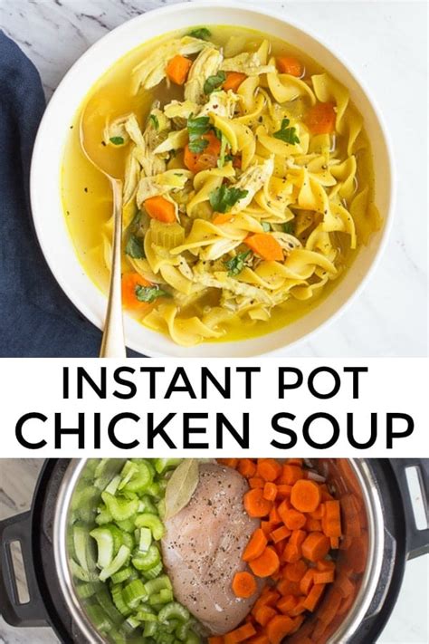 Instant Pot Chicken Noodle Soup - Pressure Cooker Chicken Soup