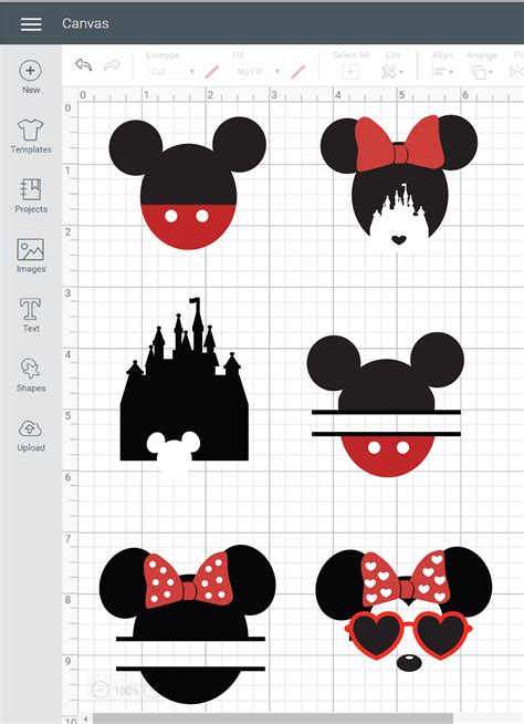 Disney svg disneyland mickey cut file printable iron on digital disney ...