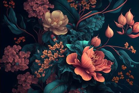 Floral Background Wallpaper Hd