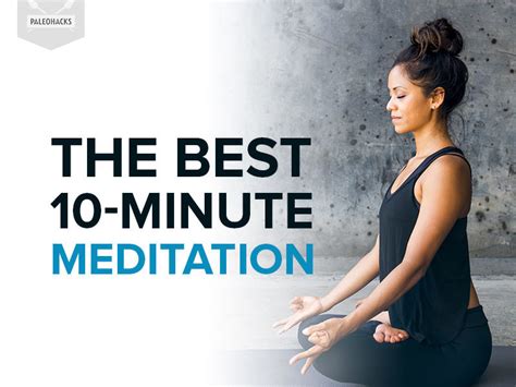 The Best 10-Minute Meditation You Can Do Today | PaleoHacks Blog