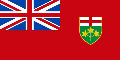 Flag of the Province of Ontario, Canada. | Canadian provincial flags ...