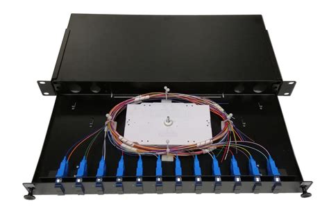 ODF 19inch Rack Mounted Fiber Optic Patch Panel 24c 48 Fiber ...