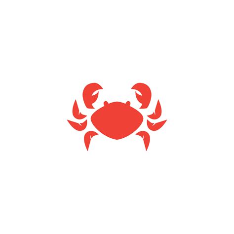 CRAB LOGO VECTOR SYMBOL ICON ILLUSTRATION MODERN DESIGN 7442824 Vector ...