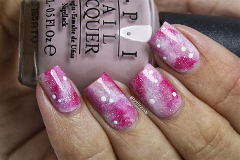 Grape Fizz Nails: Pink Galaxy Nails, Breast Cancer Awareness