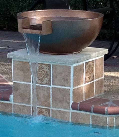 Pond Fountains Pamico Pool Waterfall Fountain Stainless Steel Fountain ...