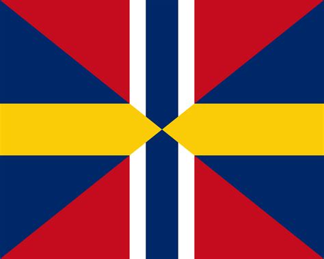 Gorgeous Swedish/Norwegian Union mark used 1844–1905 : r/vexillology