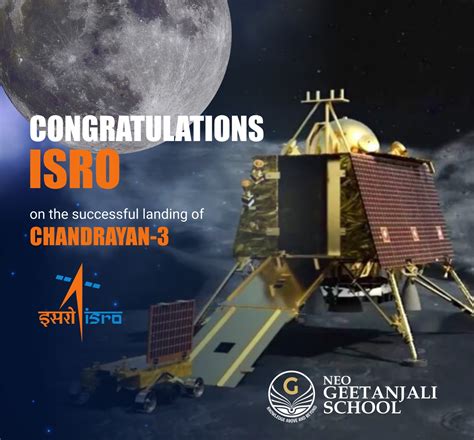 Portion of the Chandrayaan-3's landing site take after landing - Neo ...