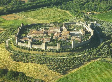 Monteriggioni Castle, Siena, Italy. | Some place else | Pinterest