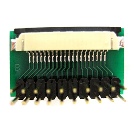 20-Pin 1mm Pitch FFC Connector Breakout Board with 2x10 Pin Header