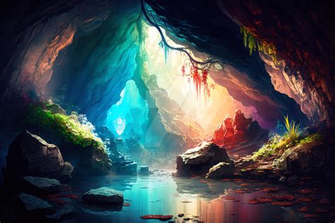 Magic Cave concept by AImages on DeviantArt