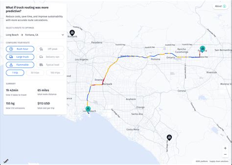 How we built a map to illustrate truck route calculations across 3 ...