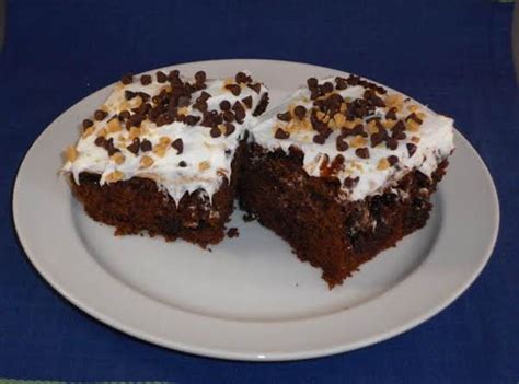 Caramel Fudge Chocolate Cake Recipe | Just A Pinch Recipes