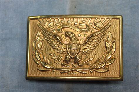 US 1851 OFFICER SWORD BELT PLATE CIVIL WAR OR POST ERA EAGLE BELT ...