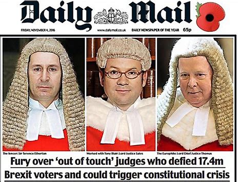 Daily Mail receives 1,000 complaints over 'enemies of the people' front ...