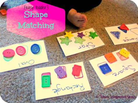 {Easy} Shape Matching Game for Toddlers - Where Imagination Grows