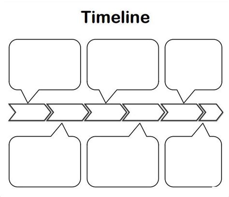 Casual Blank History Timeline Template Examples