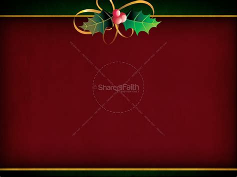 Christmas Gift PowerPoint Template | Clover Media