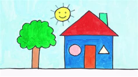 House Drawing For Kids