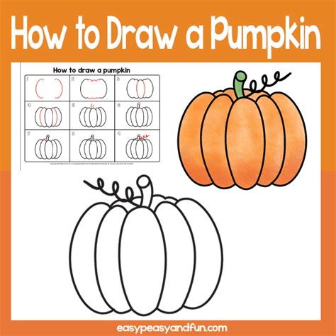 How to Draw a Pumpkin – Easy Peasy and Fun Membership