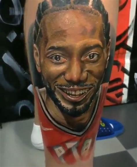 This kawhi Leonard tattoo : r/ATBGE