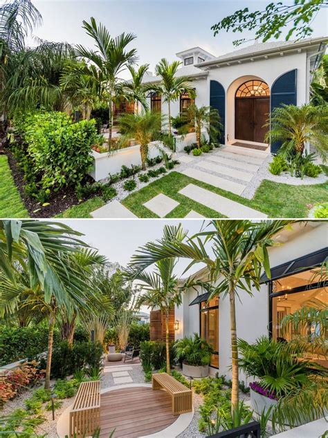 Elegant Beach Cottage with Island-Style Charm - Naples, Florida Garden ...