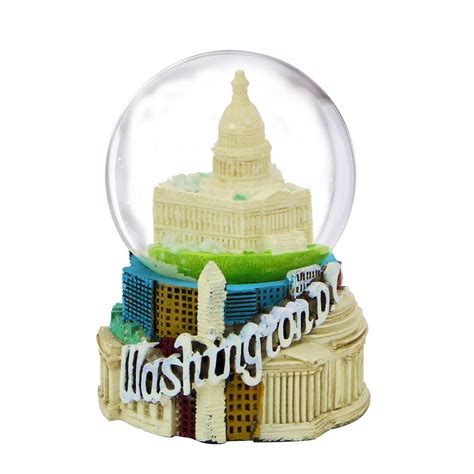 Mini Washington DC Snow Globe US Capitol