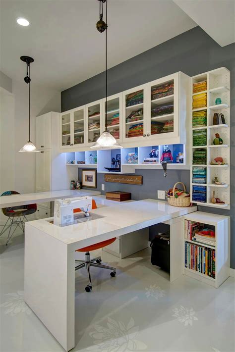 Spacious Sewing Room in Contemporary Design