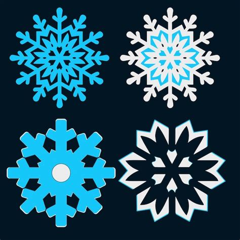 Premium Vector | Free snowflake vector pattern