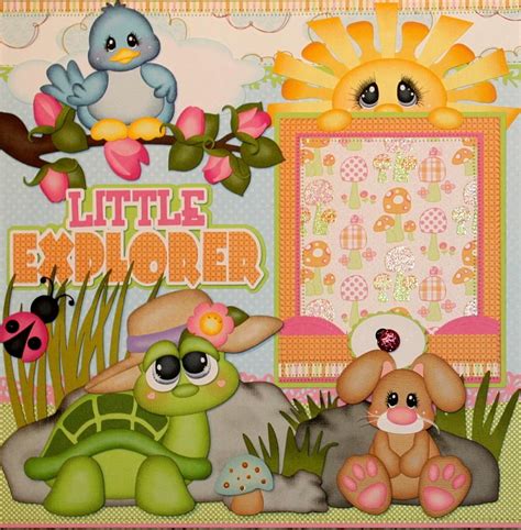 ELITE4U PMBY JULIE CHILD premade scrapbook pages 4 album paper piecing ...