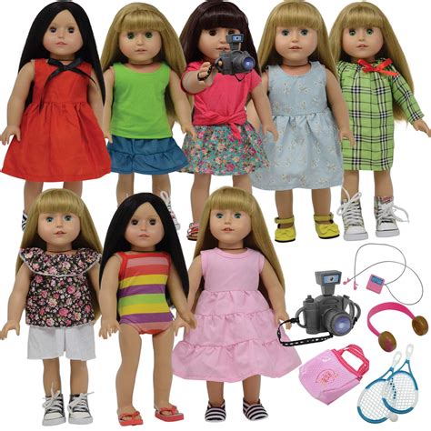 The New York Doll Collection Wardrobe Makeover Doll Clothing - Walmart.com