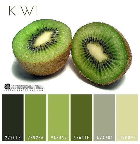 kiwi-color-palettes | Color palette bright, Green colour palette, Green ...