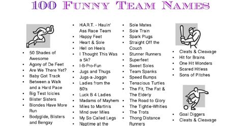 Funny Game Show Team Names | Jobs Online