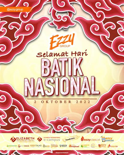 Selamat Hari Batik Nasional Indonesia 2022! - Kampus Pariwisata Bali ...