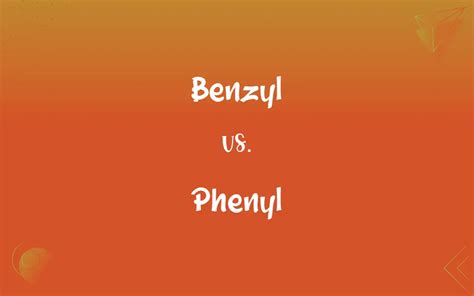 Benzyl vs. Phenyl: What’s the Difference?