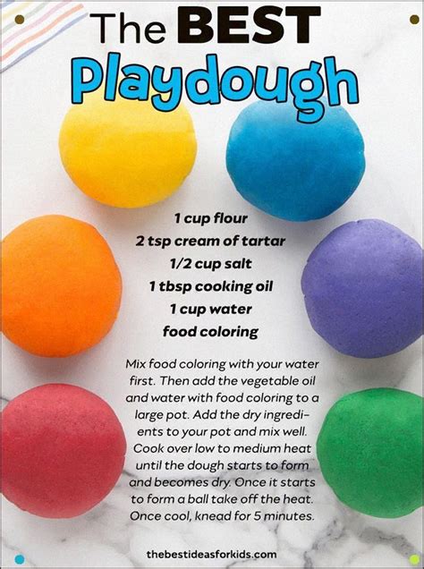 Best Playdough Recipe - Tribuntech