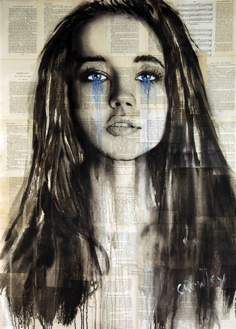 crying eyes (blue eyes) Painting by darren crowley | Saatchi Art