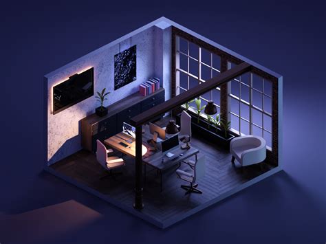 Dribbble - room-designstudio-night.png by Roman Klčo