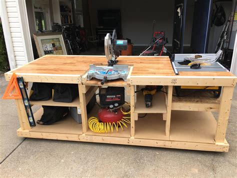 Diy Workbench Plans With Table Saw