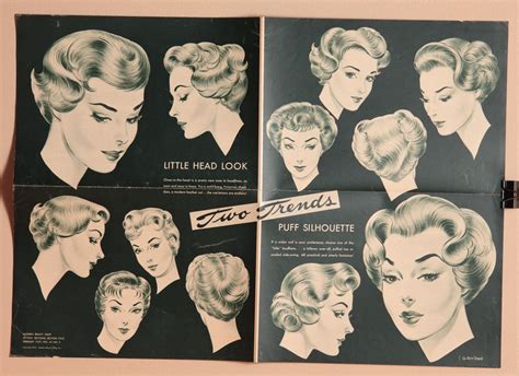 Vintage Hair Salon Poster, 16x22, 1960s | Vintage hair salons, Vintage ...