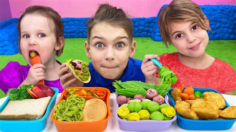 Five Kids Lunch Time Song + more Children's Songs and Videos - YouTube