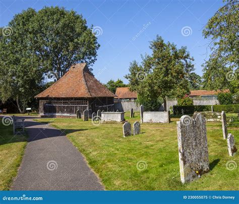 East Bergholt Cross And Church Of St. Mary The Virgin In East Bergholt ...