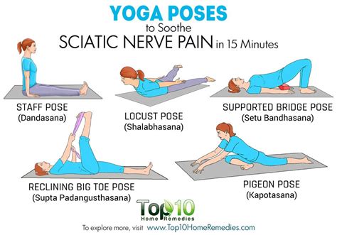 Yoga Poses to Soothe Sciatic Nerve Pain in 15 Minutes | Top 10 Home ...