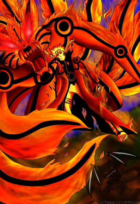 Imagens Do Naruto Com A Kurama Mode - IMAGESEE