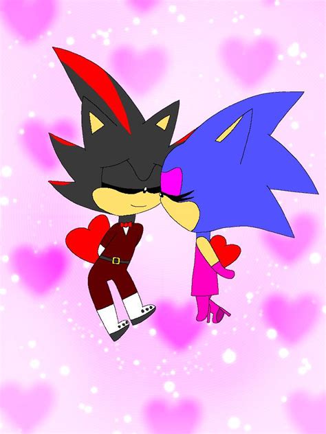 Sonic kisses shadow by alan-the-animeartist on DeviantArt