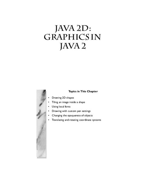 (PDF) Java 2D: Graphics in Java 2 | Rodrigo Ceja - Academia.edu