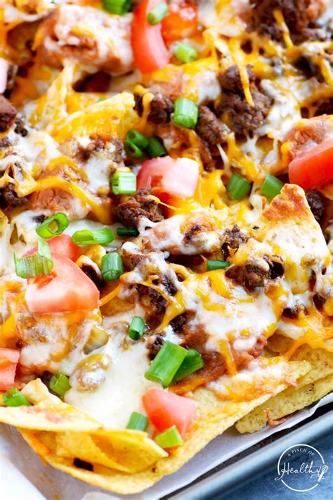 Epic Beef Nachos Supreme (Better Than Taco Bell) - A Pinch of Healthy